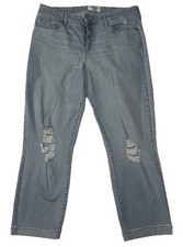 Denizen Levi  s Mid Rise Boyfriend Size 14-32 Light Wash Distressed 35