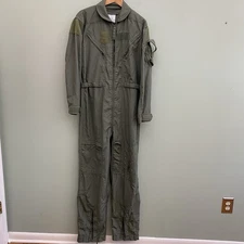 Barrier Wear Flight Suit Coveralls Flyers Mens 40L Sage Green Summer Pilot Barri