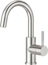 Bar Sink Faucet Bathroom Kitchen Faucet Brushed Nickel Pre Wet Small Mini