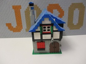 (R3/9) Lego Blacksmith Shop, Smithy, Knight's Castle REPLICA 3739 without...