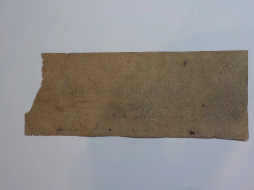 Civil War Confederate 1 Dollar Bill Bank Of The Commonwealth Richmond Virginia  - Image 2 of 2