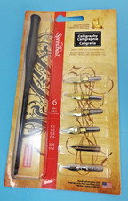 Speedball Calligraphy Lettering Pen Set - Holder  6 nibs