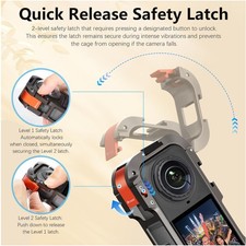 Metal Protective Case for Insta360 X5 - Expandable Mounts