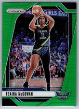 2024 Panini Prizm WNBA Teaira McCowan Green Prizms #105