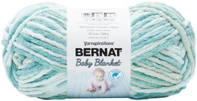 Bernat Babydecke Big Ball Garn - Baby blau/grün 161104-04795