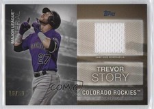 2020 Topps Major League Material Gold 16/50 Trevor Story #MLM-TS r0j
