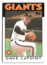 1986 Topps #551 Dave LaPoint San Francisco Giants
