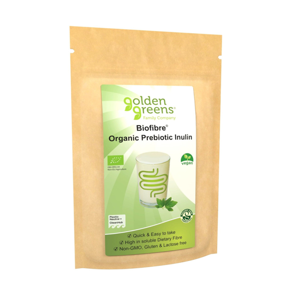 Golden Greens Organic Inulin Powder 500g Prebiotic Fibre Gut Health