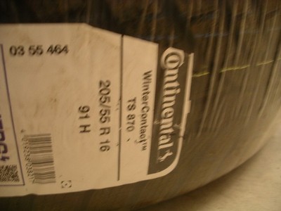 Continental WinterContact TS 870 205/55 R16 91H M+S