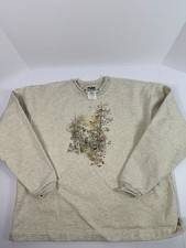 Vintage Northern Reflections Nature Graphic Sweatshirt, Oatmeal Heather, Large