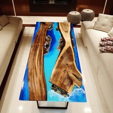 Epoxy Table Top, River Wooden Table, Custom Made Table, Home Decor Tables tops