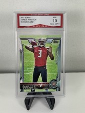 2015 Topps Jameis Winston Tampa Bay Buccaneers Rookie Card #500 . rookie card picture