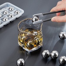 For Whisky Ice Cream Set 55mm 38mm 304 Polished Round Cubes