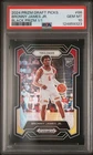 2024 PANINI PRIZM DRAFT PICKS BLACK PRIZM 1/1 #86 BRONNY JAMES JR. 1/1 PSA 10