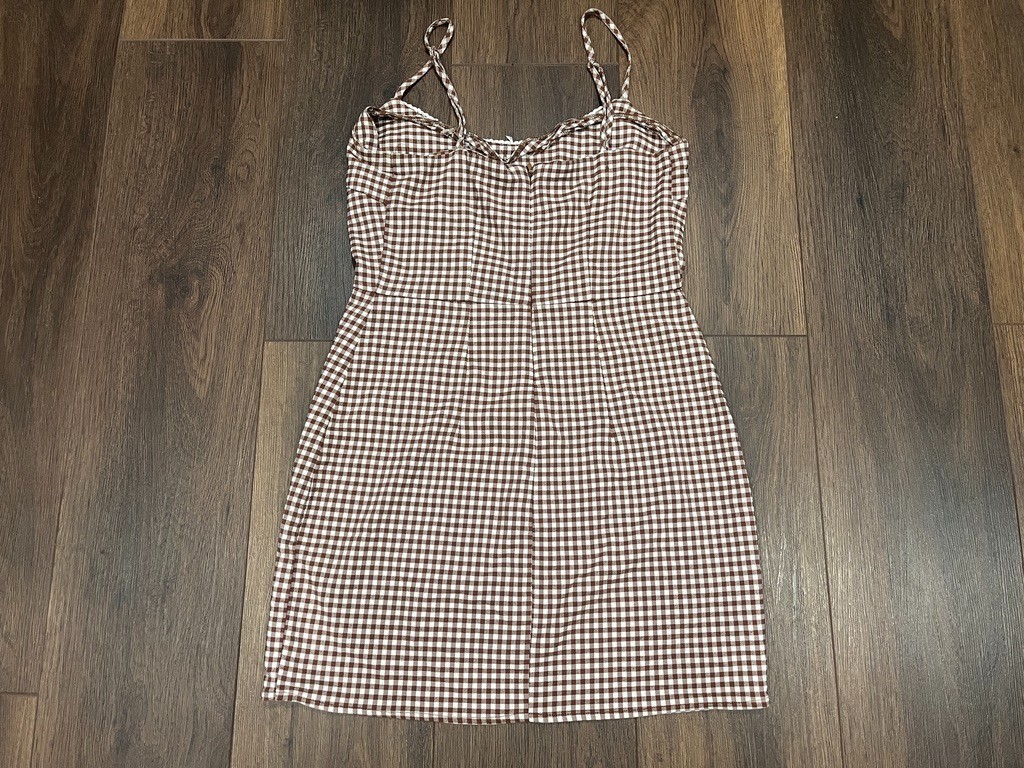 green cami dress Bright Green Double Layer Cami Mini Dress M main image 1