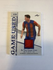 2025 Leaf In the Game Used - Robert Lewandowski Jersey Relic /65 FC Barcelona