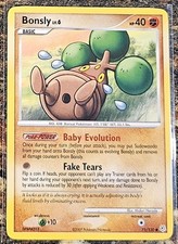 Pokemon 2007 Diamond & Pearl Bonsly 71 MP on eBay