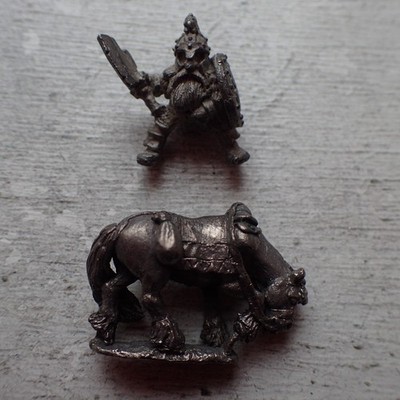 Citadel Warhammer 80er LOTR ME15 Gimli Zwergenheld beritten