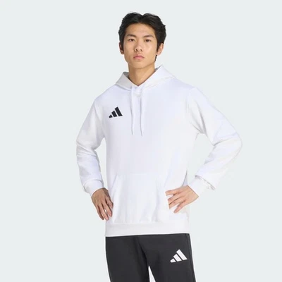Adidas Felpa À Capuche Homme Entrada 26 - Couleur : Blanc/Noir - Photo 1/4