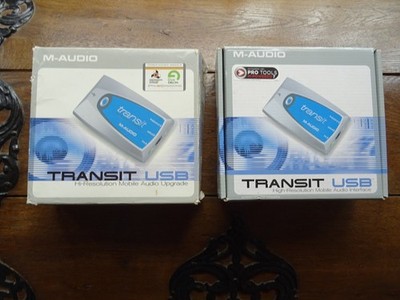 2x M-Audio Transit - USB Audio Interface - 24/96 Digital Audio - USB-Soundkarte