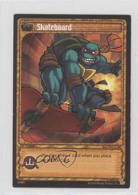 2004 Teenage Mutant Ninja Turtles TCG 1st Edition Skateboard #81