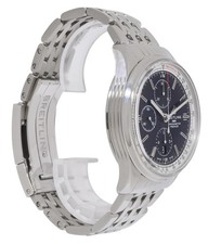 Breitling Premier Chronograph Steel Black Dial Mens 42mm Watch B/P A13315 7