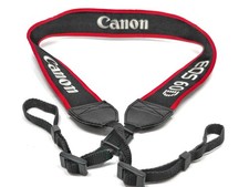 Free Shipping Canon EOS 60D Genuine Wide Camera Strap/ Silver Embroidered Logo