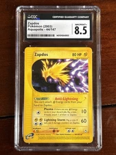Pokemon Aquapolis Zapdos 44/147 E-Reader CGC 8.5