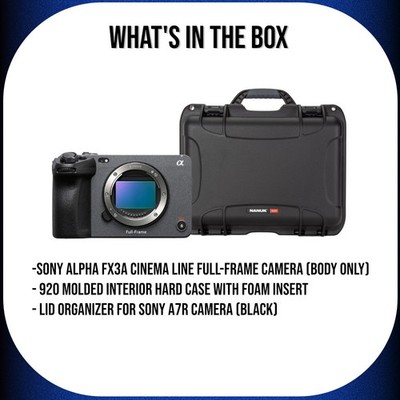 Sony Alpha FX3A Cinema Line Full-frame Camera (Body Only) with
