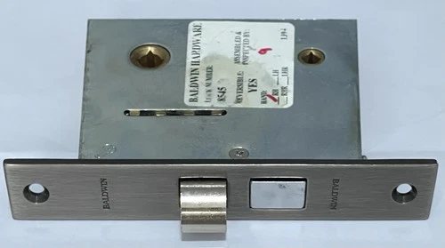 Baldwin 8545 RH Privacy Mortise Lock Small Case Lever Set  2-1/2” Backset ONLY