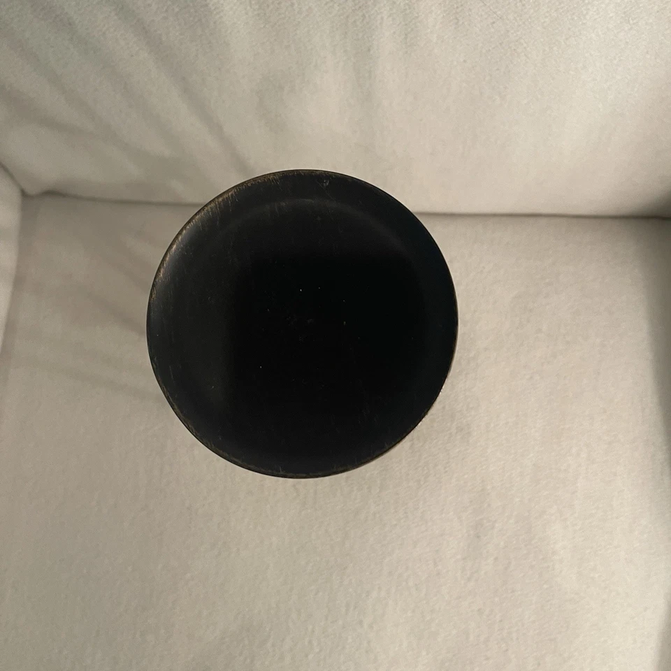 Metal Pillar Candle Holder Bird Cage With Bird Brow/ Bronze Color - Image 4 of 4