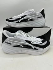 Puma All Pro Nitro Men's Size 13 White Black Basketball Athletic Shoes 379081 06