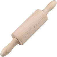 Teigrolle Mini – Hochwertige Backrolle Aus Buchenholz, 230X45X45 Mm, FüR Backli