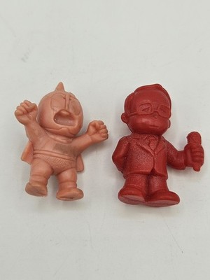 Vintage M.U.S.C.L.E. Muscle Men Nakano-San #162 (Red) & Mito #189 (Flesh)
