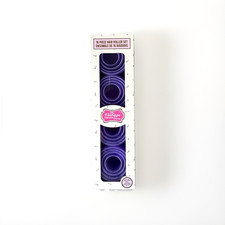 The Vintage Cosmetic Company 16 piece Hair Roller Purple Big Bouncy new in box