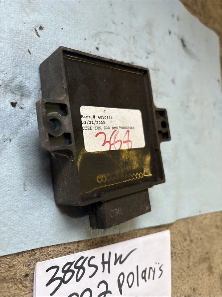 2002 Polaris RMK 800 ECU computer brains 388 - Image 3 of 4