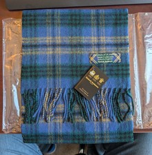 Lot Of 5 Kinloch Anderson St Andrews University Tartan Lambswool Scarves NEW 