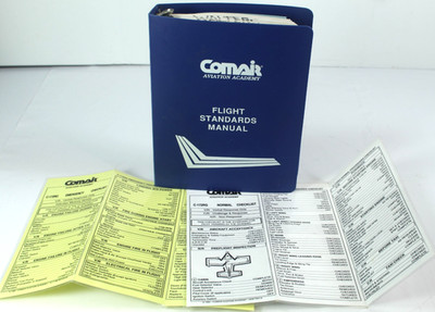 Comair Cessna-172 RG Flight Standards Manual 1992 w/ Normal, Emergency Checklist