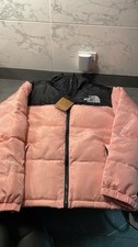 The North Face Female Puffer Jacket Pink/Rose/Black Size M Worn Once Very Good