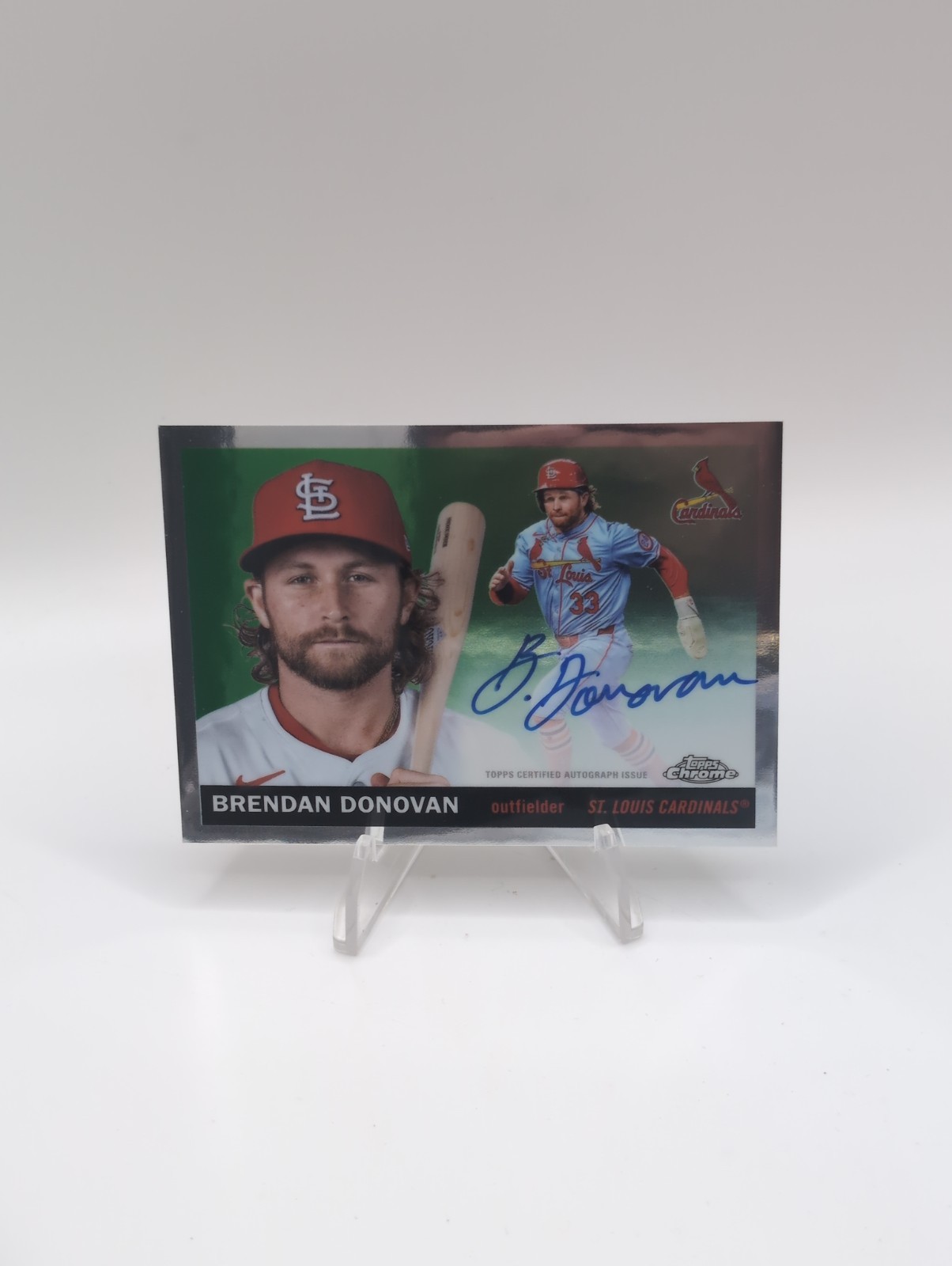 2025 Topps Chrome Platinum Anniversary Brendan Donovan On-Card Auto CPA-BD
