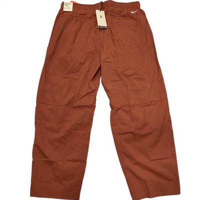 Mens Nike ACG Black Iguana 2 In 1 Pants Size Large Orange HJ2891