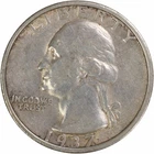 1937-S Washington Silver Quarter EF Uncertified #526