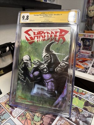 TMNT: Shredder #1 CGC 9.8 Signature Series  John Bridgman Variant Cover D