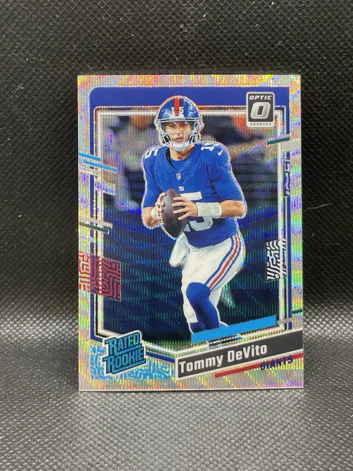 2023 Panini Donruss Optic Tommy DeVito #280 Rates Rookie RC Wave Prizm /300