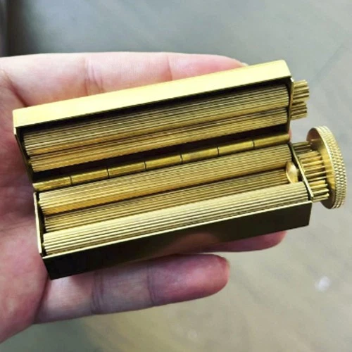 Elegant Square Cigarette Roller Pure Copper Joint Roller Machine for 70mm Papers