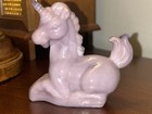 Boyd Glass Lucky Unicorn Glass Light Purple Vintage — photo 2