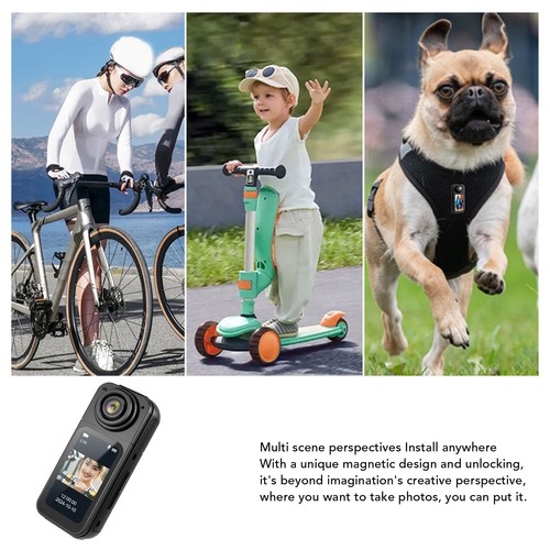 Wearable Action Camera Thumb Sized Wearable Action Camera Magnetic 1.5inch - Picture 18 of 22