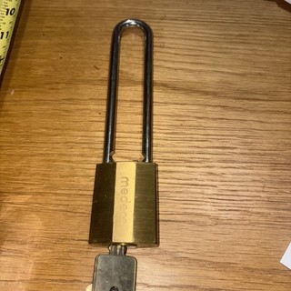 MEDECO padlock 7 Inch Long Pre Owned With Two Key.