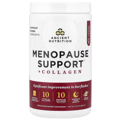 Ancient Nutrition Menopause Support + Collagen 10.2 oz EXP: 04/07/2027