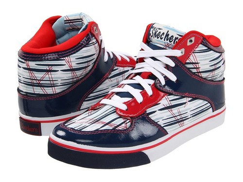 red and white air force ones low